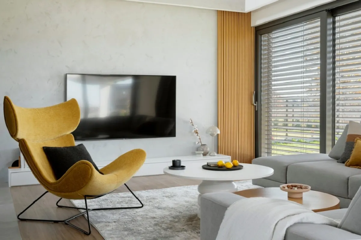 ديكور "مودرن" تابع لشقة محدودة المساحة