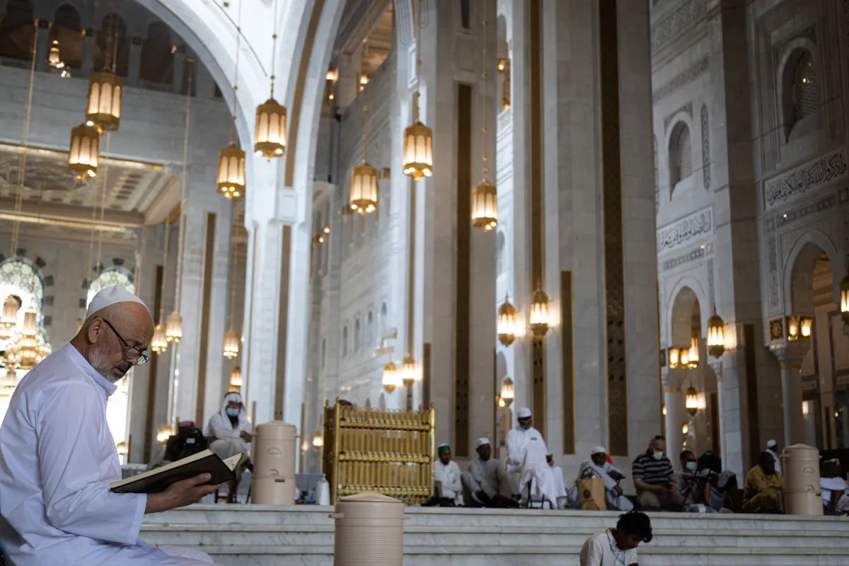  (120) مصلى بالتوسعة السعودية الثالثة . الصورة من وكالة شؤون الحرمين