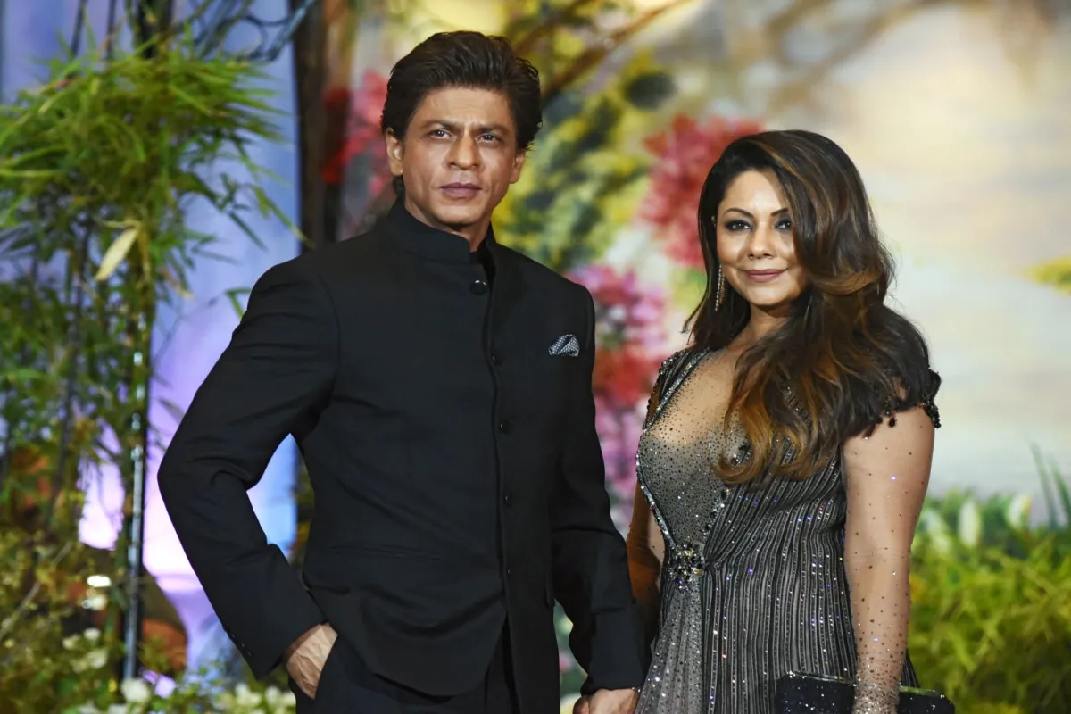 Shah Rukh Khan and Gauri Khan in Mumbai late on May 8, 2018