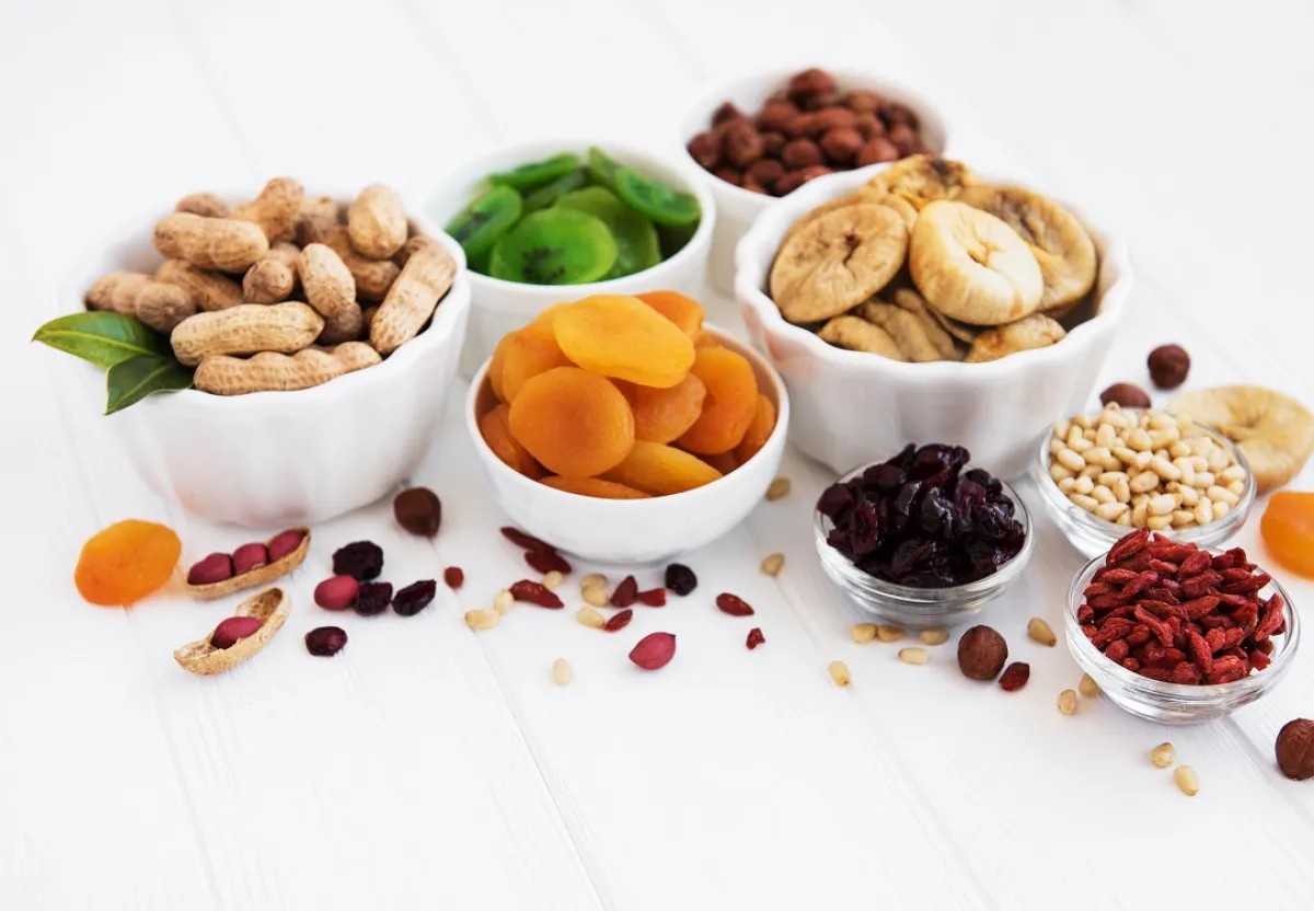 صورة تعبيرية عن تشكيلة فواكه مجففة