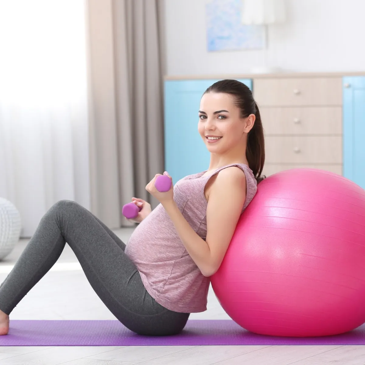 صورة لحامل تتريض