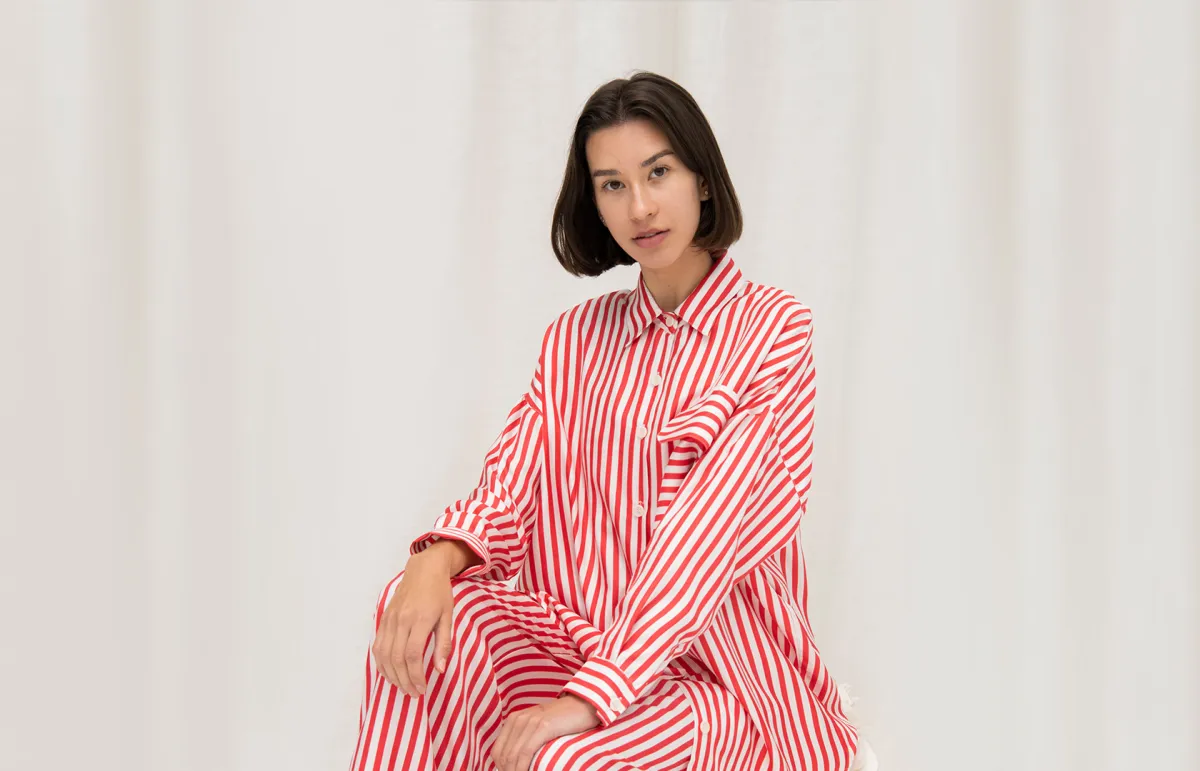 القميص المقلم من لورا سترامبي Laura Strambi