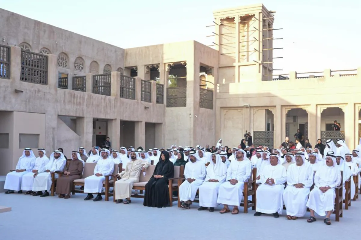 الأكبر من نوعه في الإمارات.. افتتاح متحف الشندغة في دبي - الصورة من حساب الشيخ محمد بن راشد على تويتر