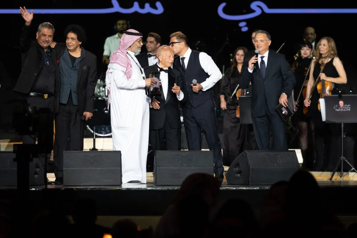 جانب من ليلة الموسيقار هاني شنودة 