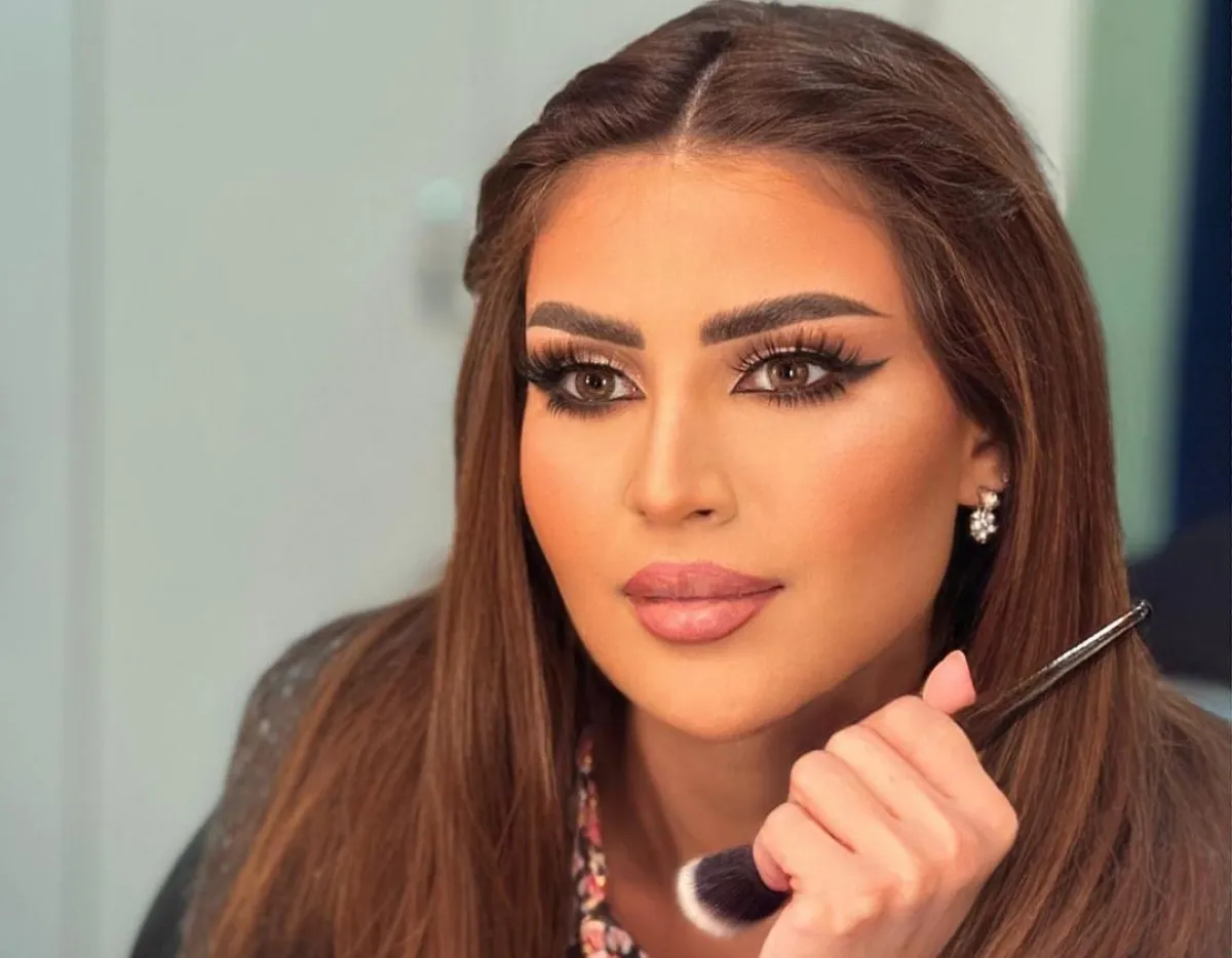 مكياج خليجي من هدى الخريف - الصورة من حسابها على الانستغرام