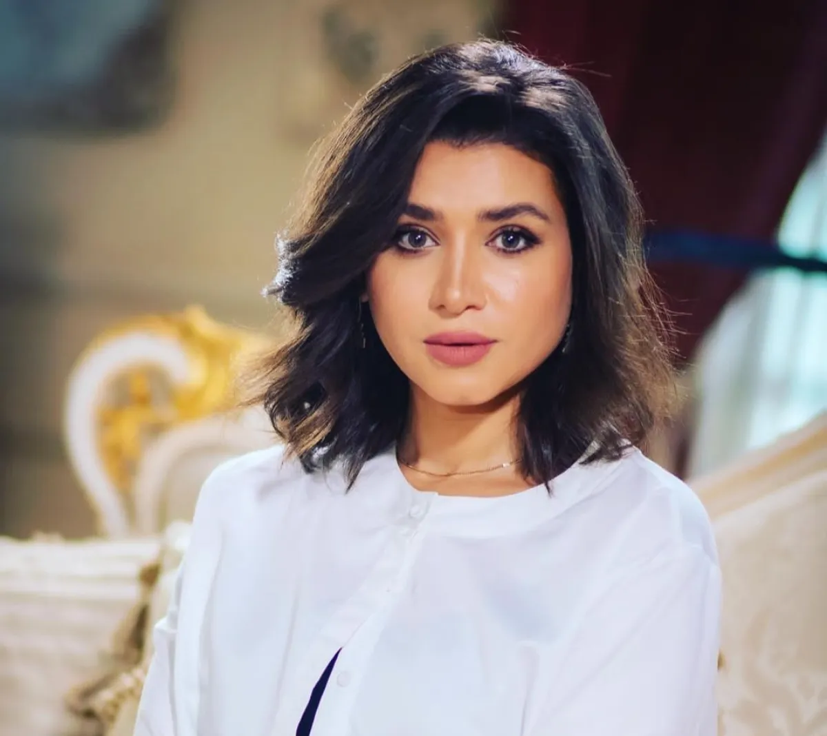 تسريحات الشعر القصير من رانا الشافعي - الصورة من حسابها على الانستغرام