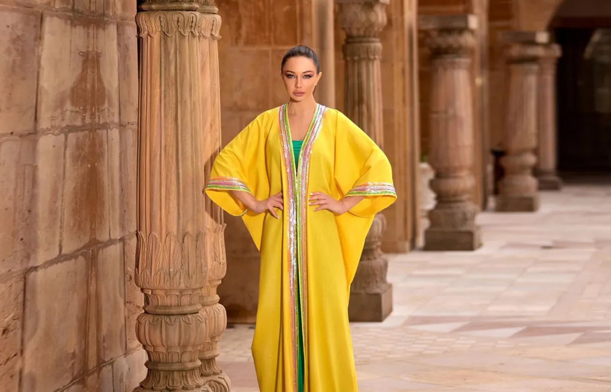 عبايات صفراء كشخة لعيد الفطر