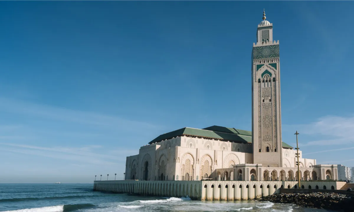 مسجد الحسن الثاني في المغرب