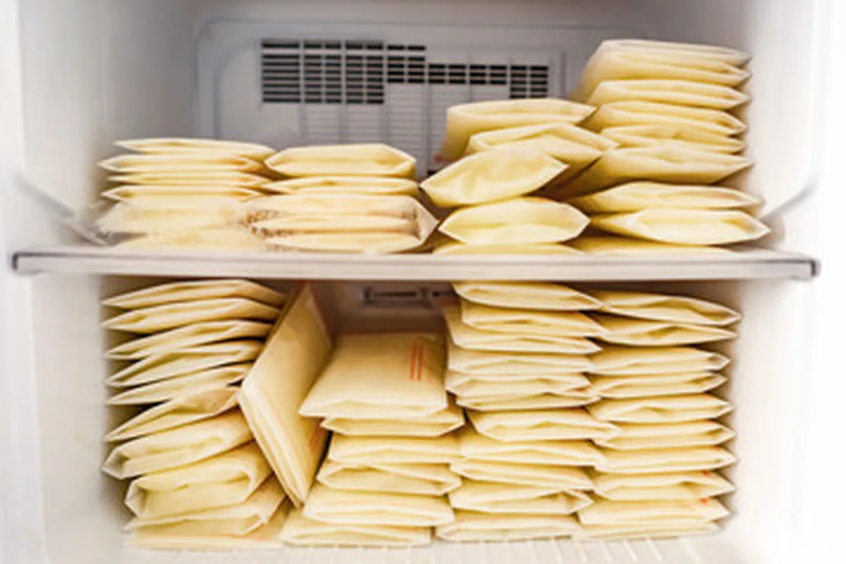 صورة لبنك تخزين حليب الأم