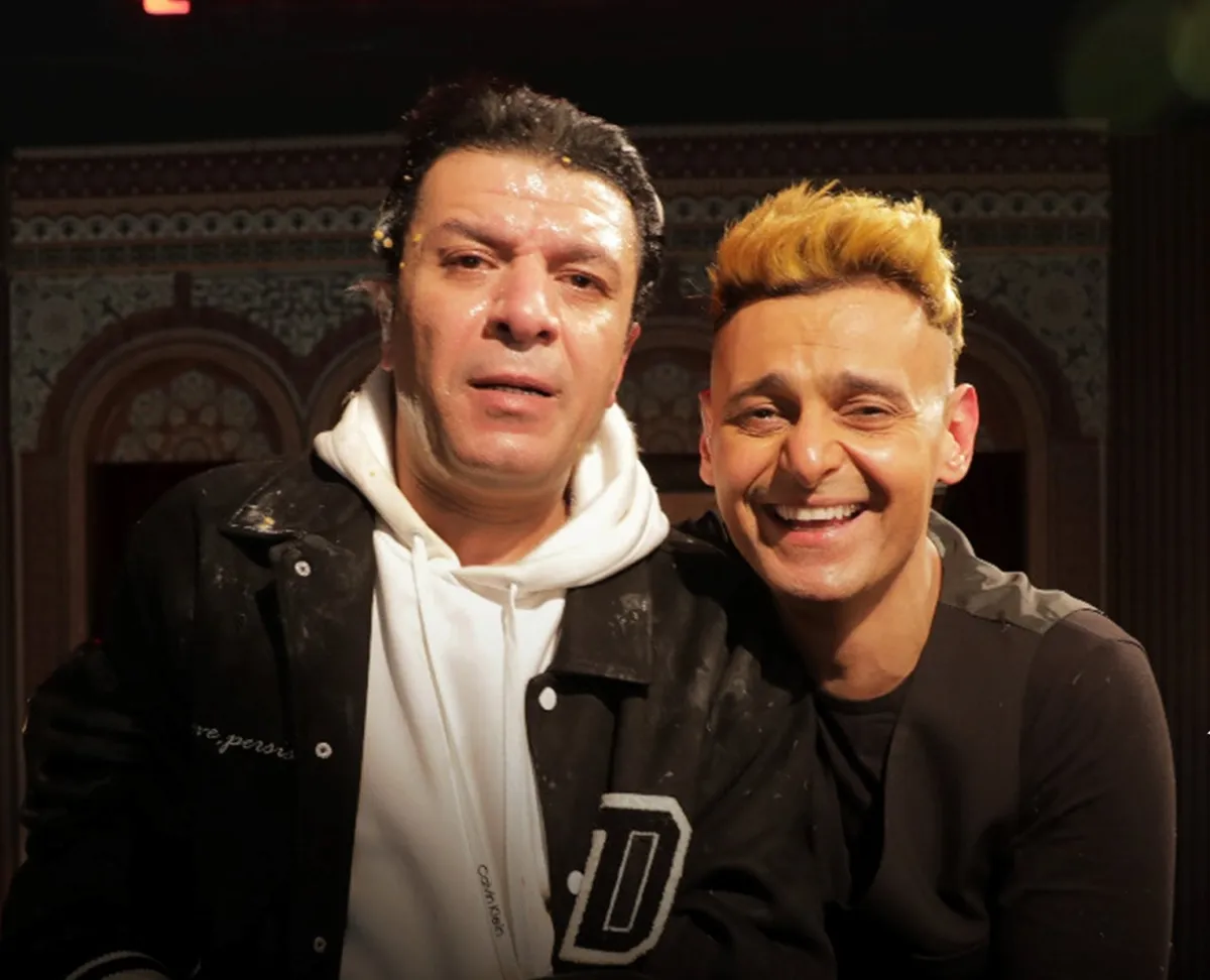 مصطفى كامل ورامز جلال - الصورة من صفحة رامز جلال على فيس بوك