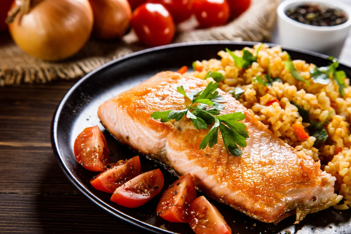 صورة لطبق سمك