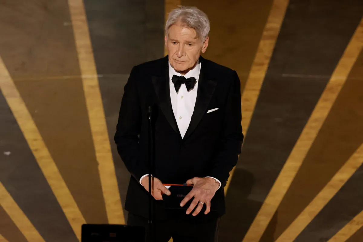 Harrison Ford at Dolby Theatre on March 12, 2023 in Hollywood, California. Kevin Winter/Getty Images/AFP