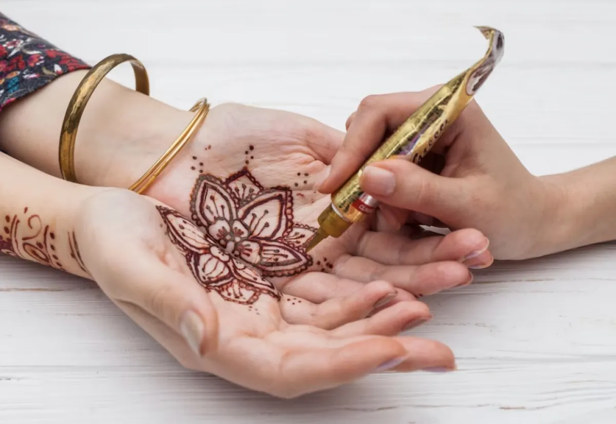 نقشة الزهور الداخلية