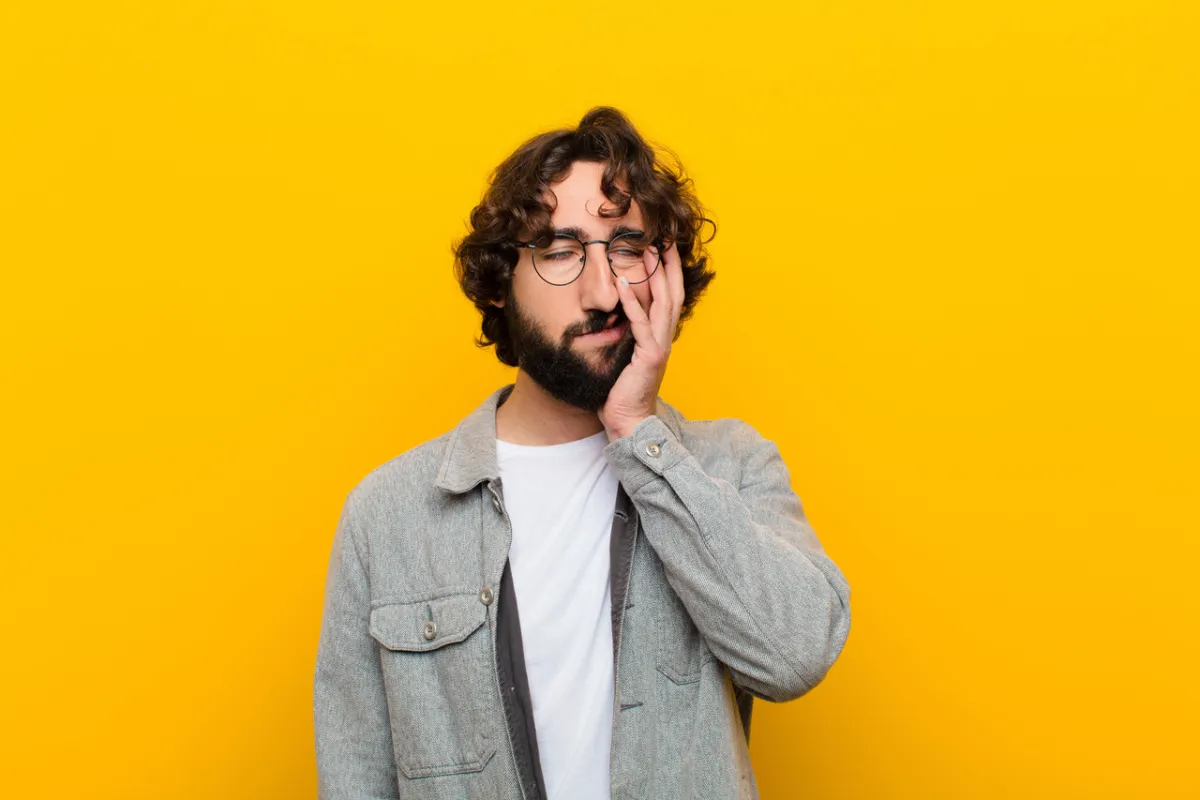 صورة لرجل كسول