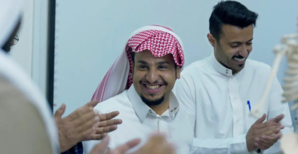 فيصل العيسى في حلقة  عمر بن حيان- الصورة من حسابه على تويتر