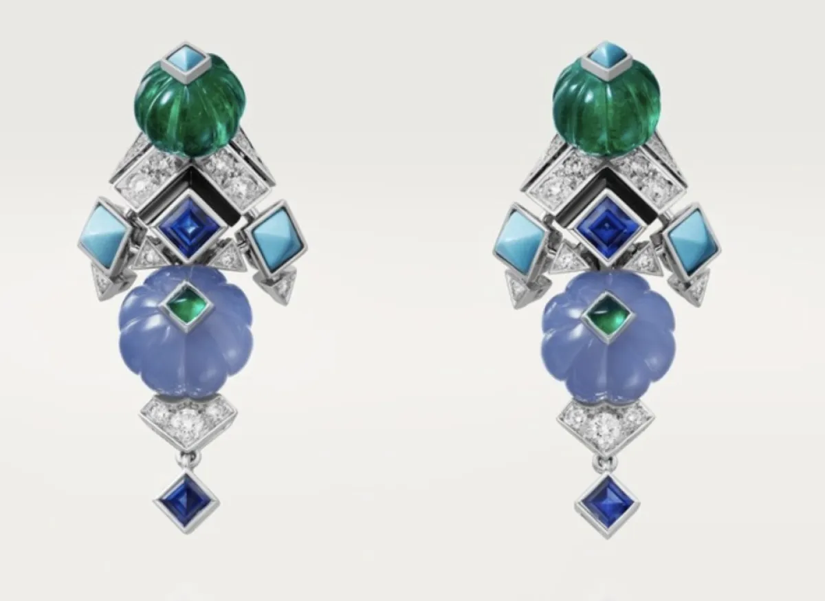 أقراط من مجموعة سيزيام سانس بار لدار كارتييه Cartier