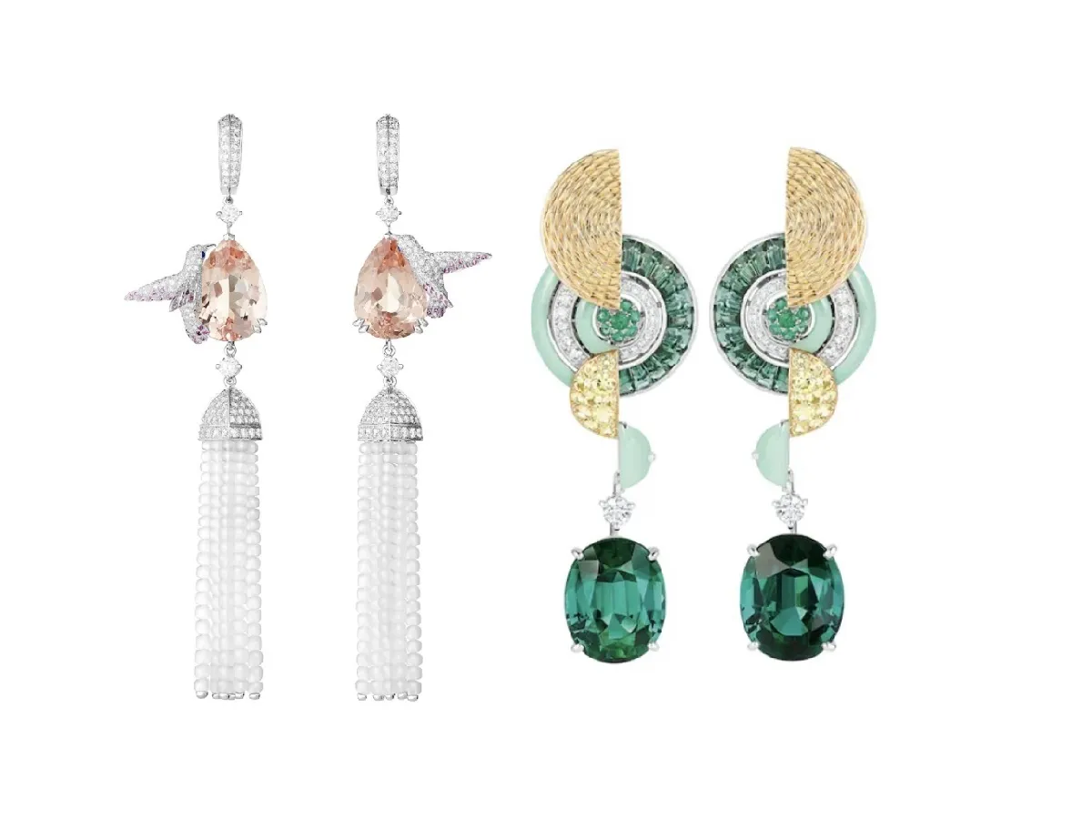 أقراط ذهب كوكتيل للمرأة الجريئة