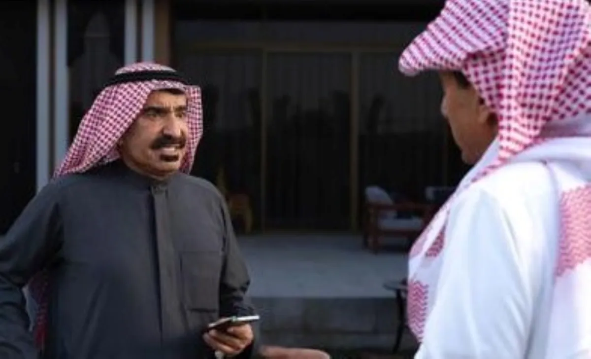 ناصر القصبي وعبدالله السدحان في حلقة ازمة جوال -الصورة من  حساب المصور سامي الرويسان على الانستغرام