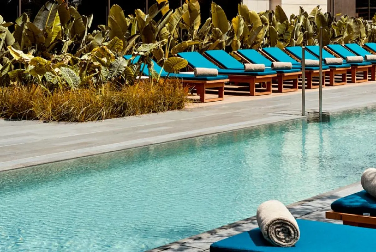 حوض السباحة في فندق صوفيا برشلونة 