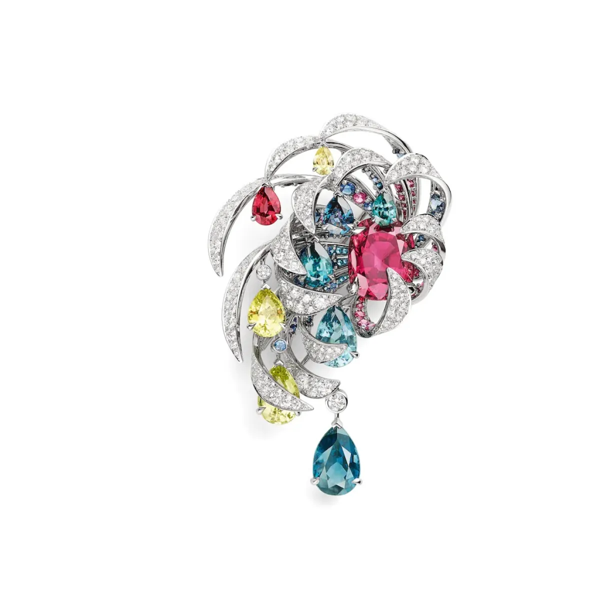 بروش مرصوف بالإسبينيل من شوميه Chaumet