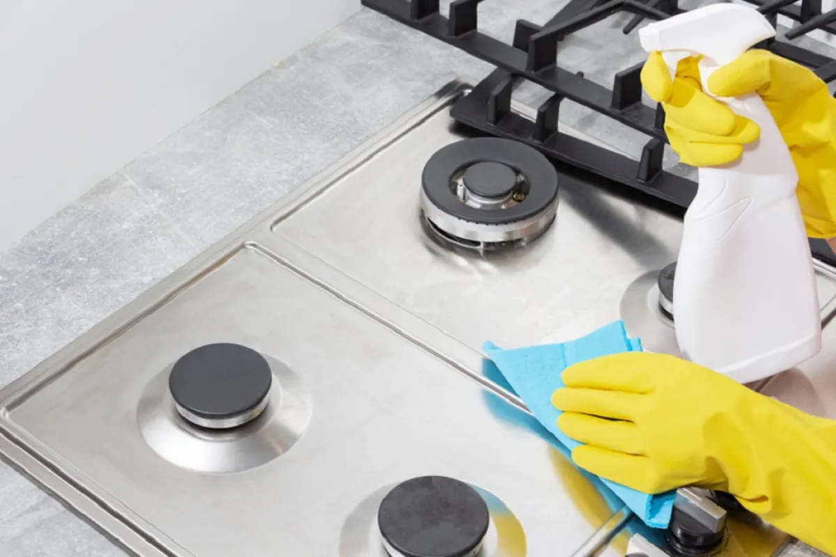 خطوات التنظيف للبوتاجاز