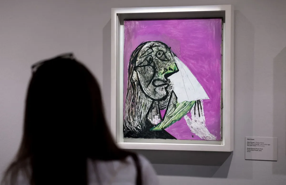أحد لوحات بيكاسو
