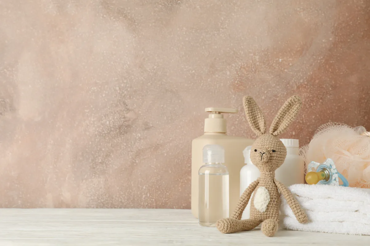 صورة لحاجيات الحمام