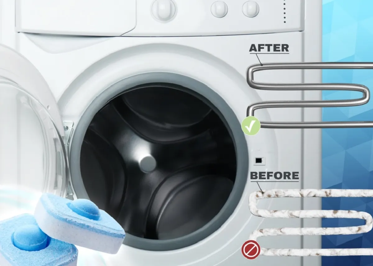 خطوات متبعة في إزالة الترسبات الكلسية من الغسالة