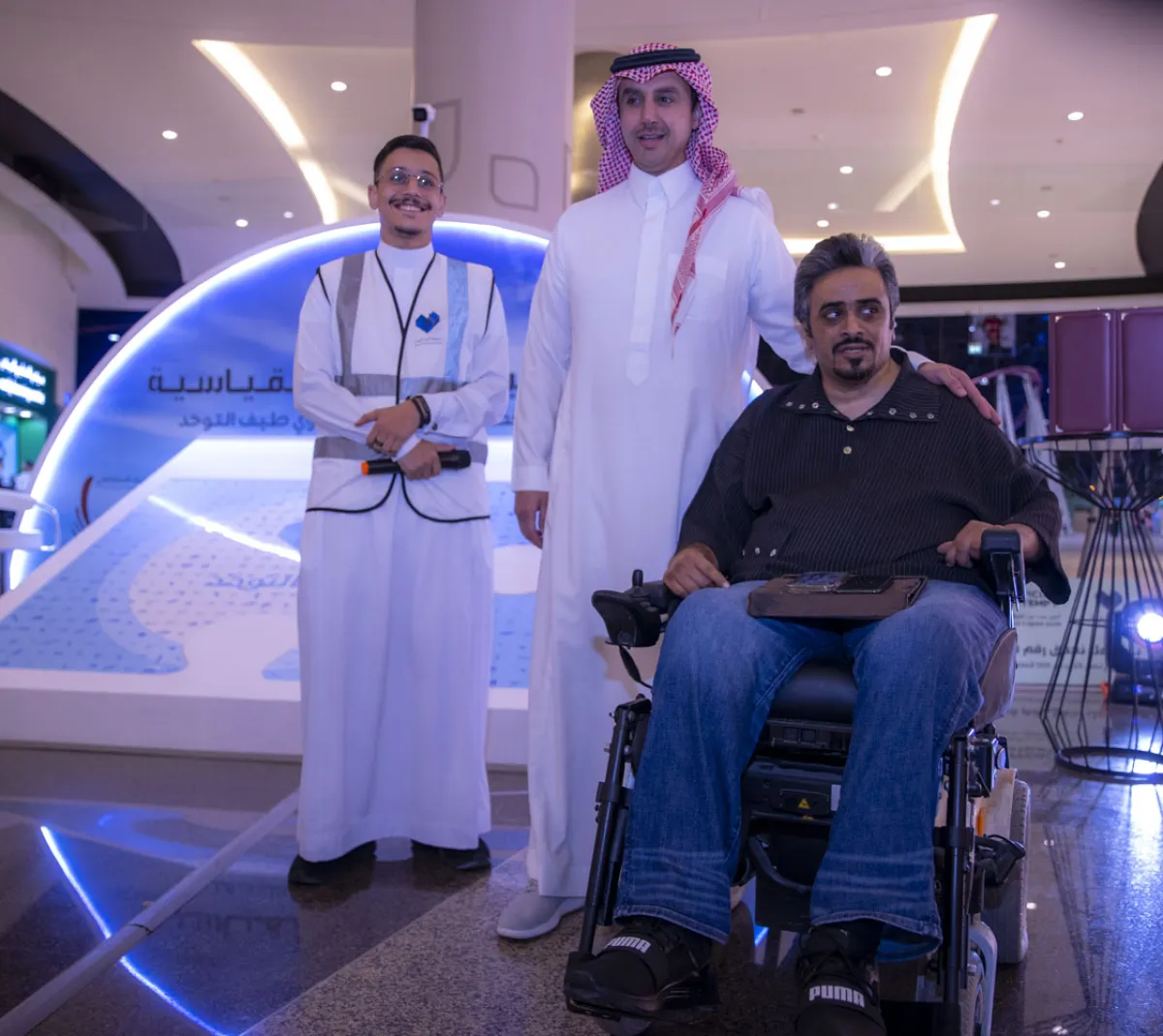 الأمير سعود بن عبد العزيز بن فرحان آل سعود أثناء الفعالية