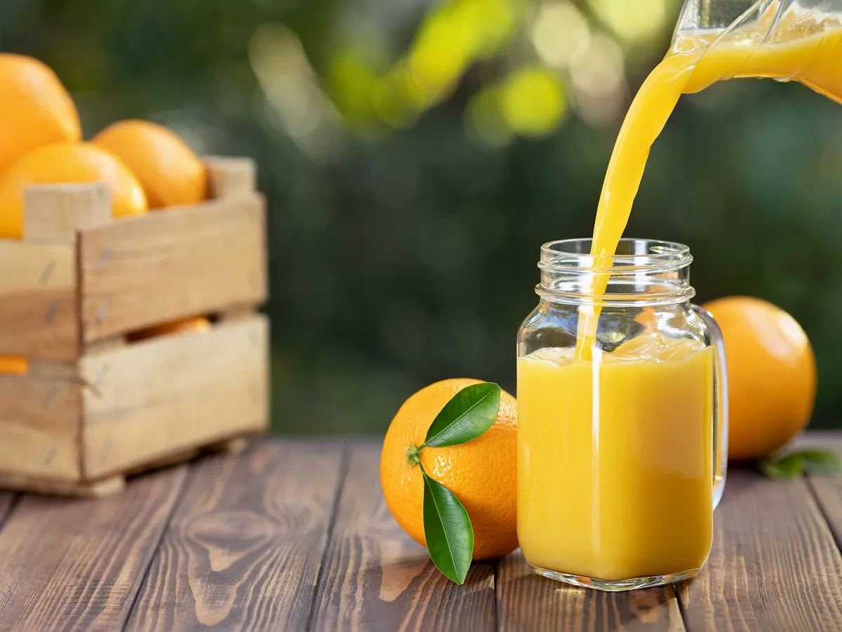 صورة لعصير البرتقال