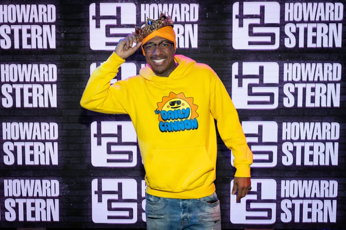 Nick Cannon visits SiriusXM's 'The Howard Stern Show' at SiriusXM Studios on April 10, 2023 in Los Angeles, California. Emma McIntyre/Getty Images for SiriusXM/AFP