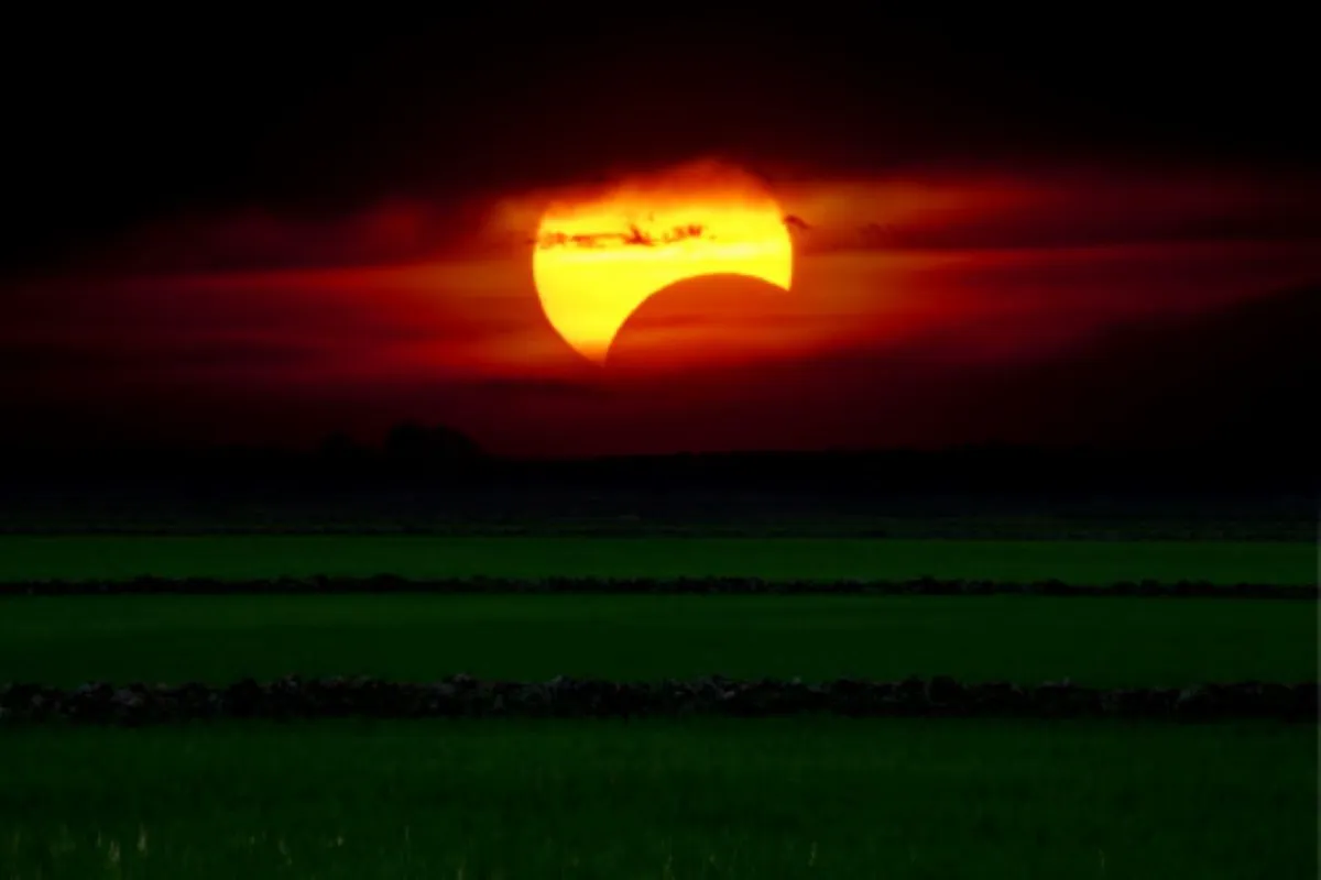 موعد أول كسوف للشمس في 2023