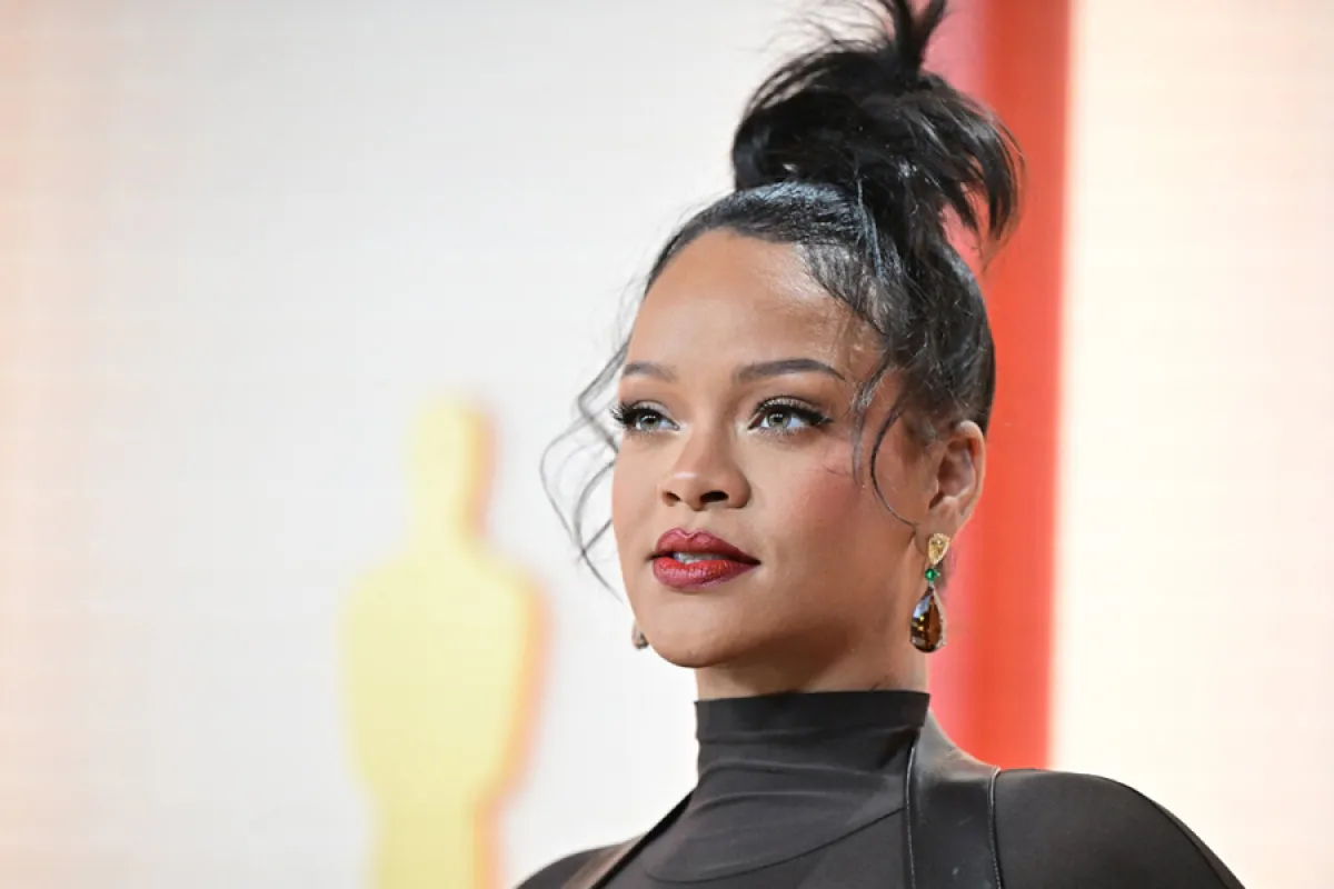 Rihanna attends the 95th Annual Academy Awards at the Dolby Theatre in Hollywood, California on March 12, 2023. Frederic J. Brown / AFP