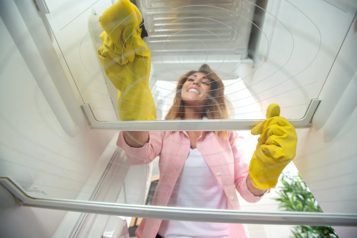 خطوات تنظيف الثلاجة