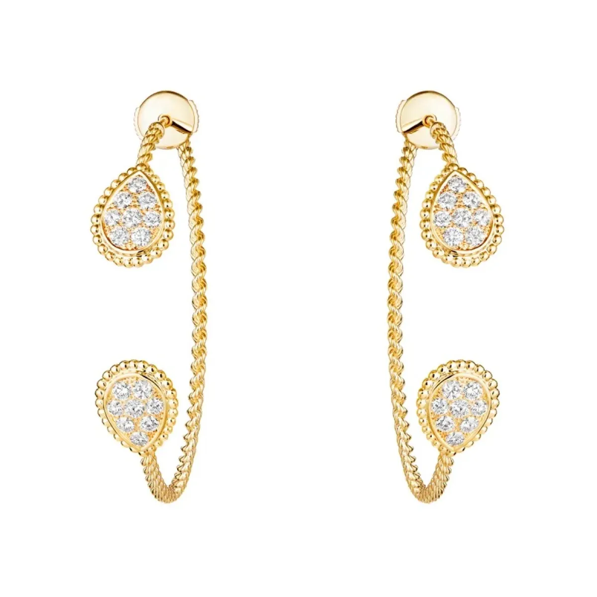 أقراط Serpent bohème من بوشرون Boucheron