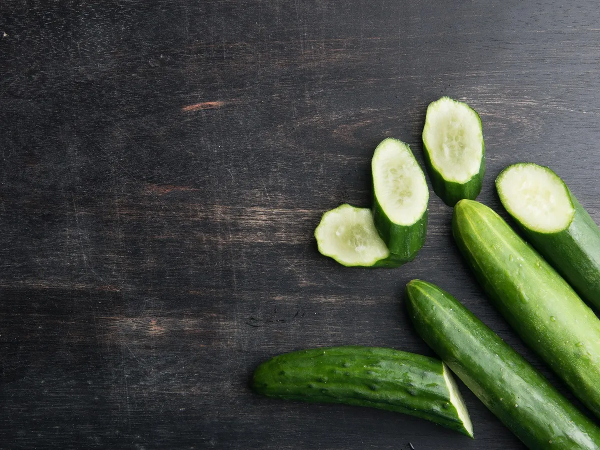 صورة شرائح من الخيار