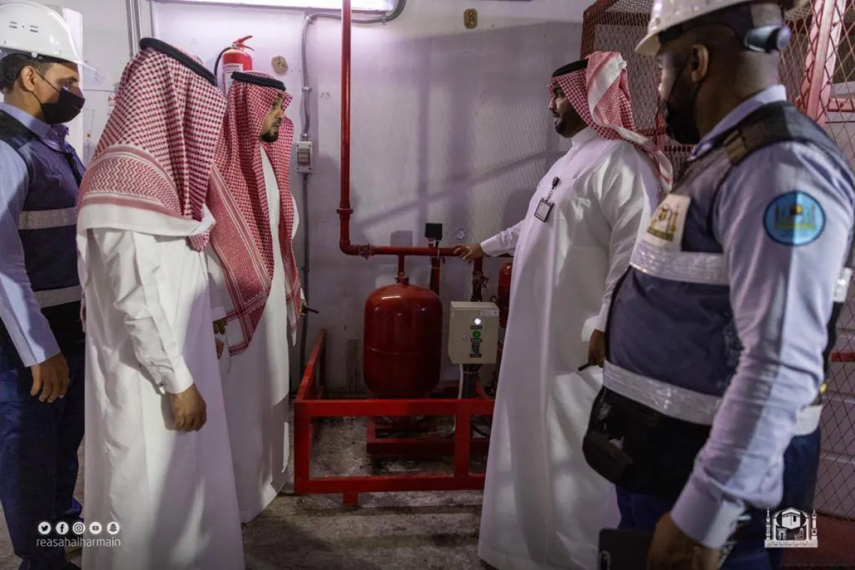 متابعة أنظمة السلامة العامة للعربات الكهربائية بالمسجد الحرام