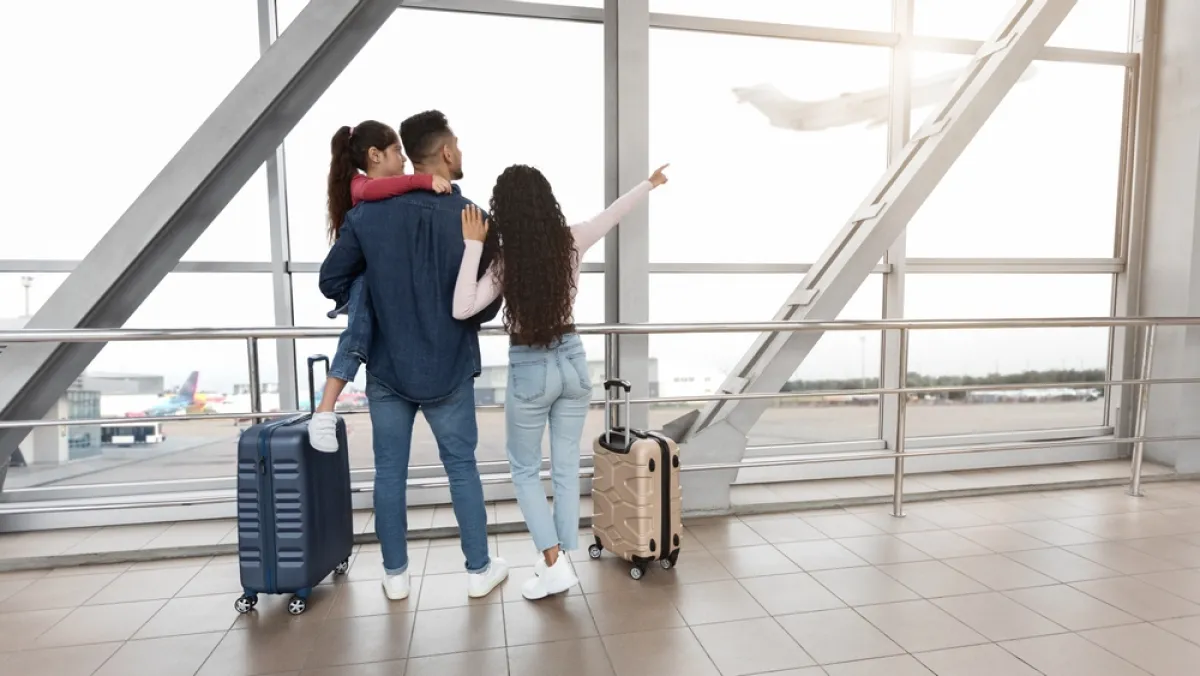 السفر مع العائلة