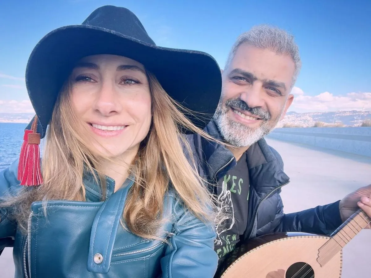 هاني عادل ودياموند عبود - الصورة من حسابها على إنستغرام