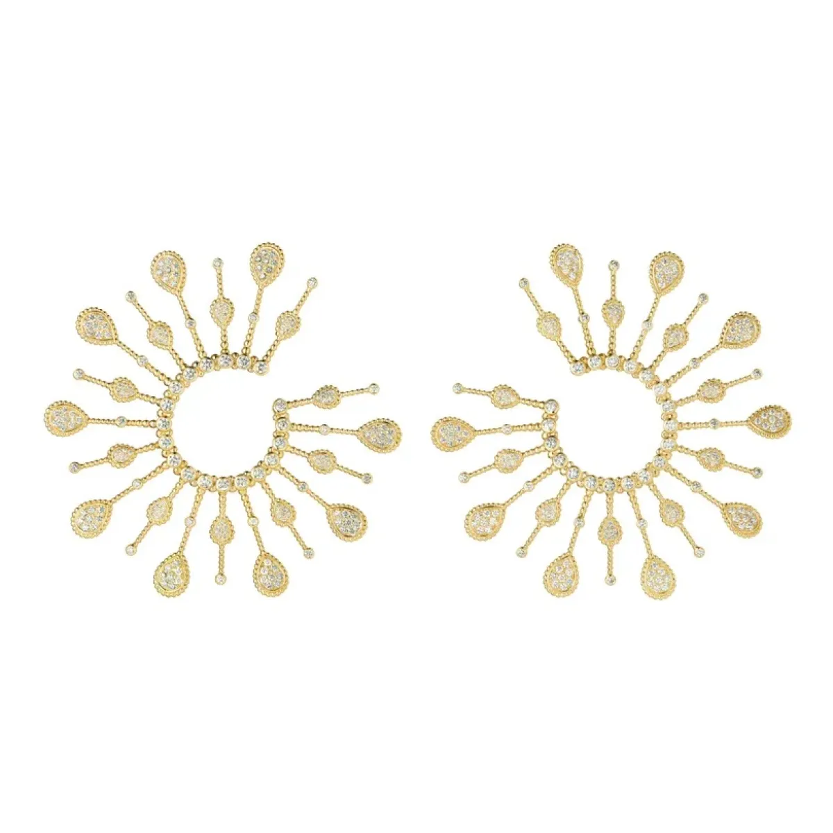 أقراط Serpent Bohème Solarité من بوشرون Boucheron