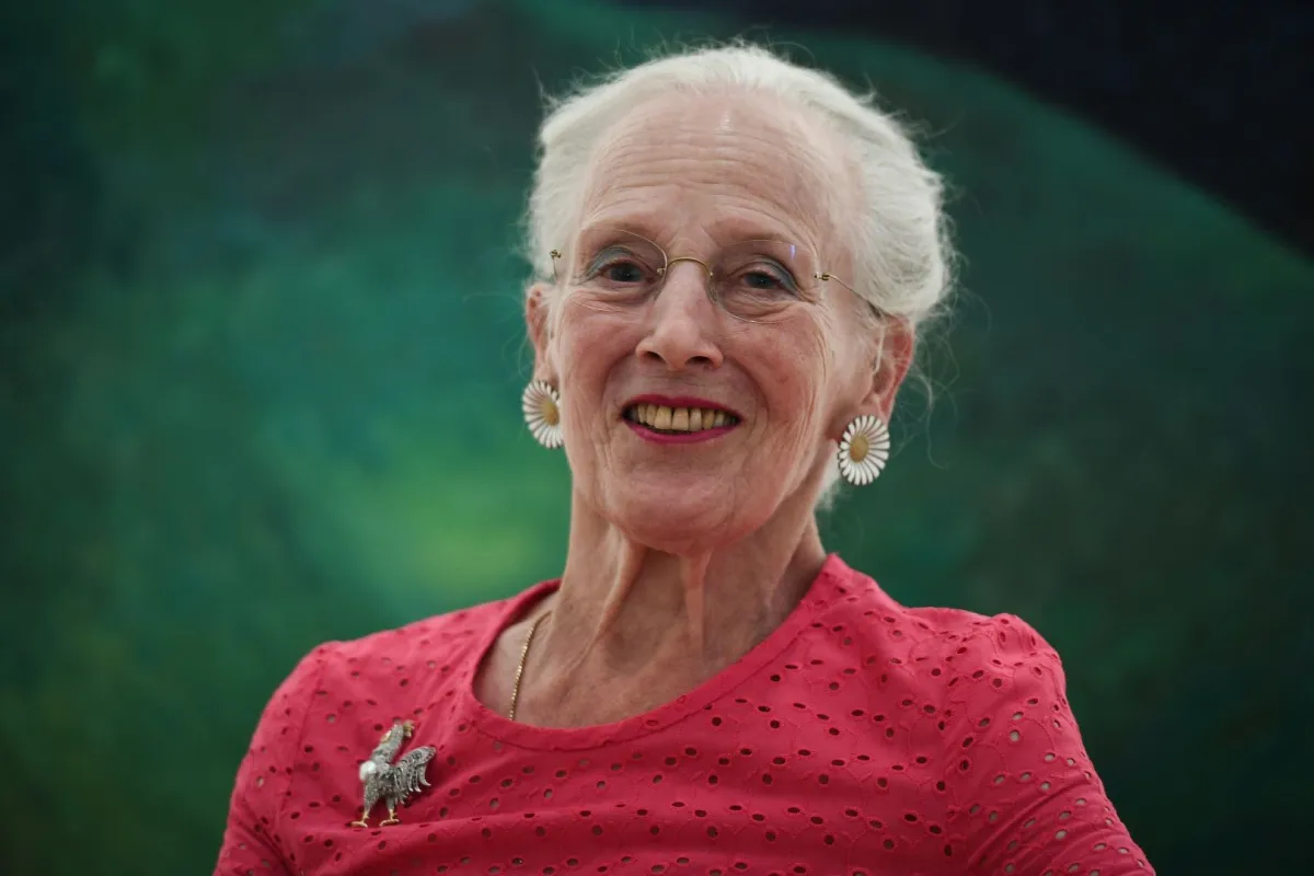 Queen Margrethe II of Denmark at the Henri Martin museum, in Cahors, southern France, on August 17, 2022. Valentine CHAPUIS / AFP