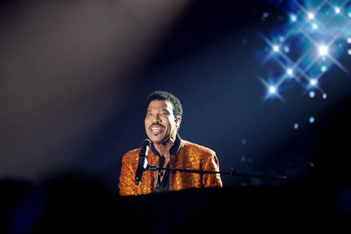 Lionel Richie performs onstage as the Everglades Foundation Celebrates 30 Years at the Breakers on February 18, 2023, in Palm Beach, Florida. Mireya Acierto/Getty Images for The Everglades Foundation/AFP