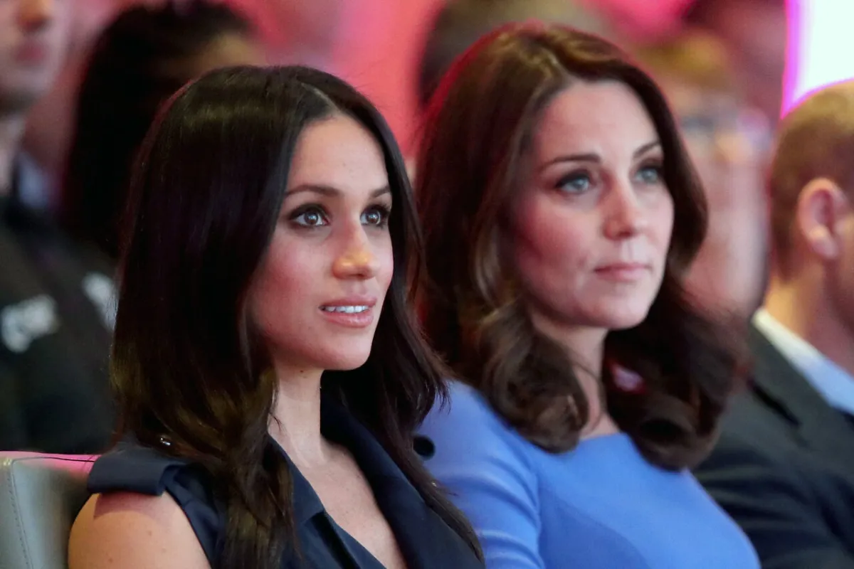 Meghan Markle (L) and Britain's Catherine, Duchess of Cambridge attend the first annual Royal Foundation Forum on February 28, 2018 in London. Chris Jackson / POOL / AFP