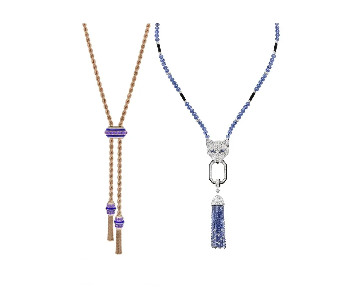 سلاسل ذهبية فخمة تناسب العبايات في عيد الفطر 2023