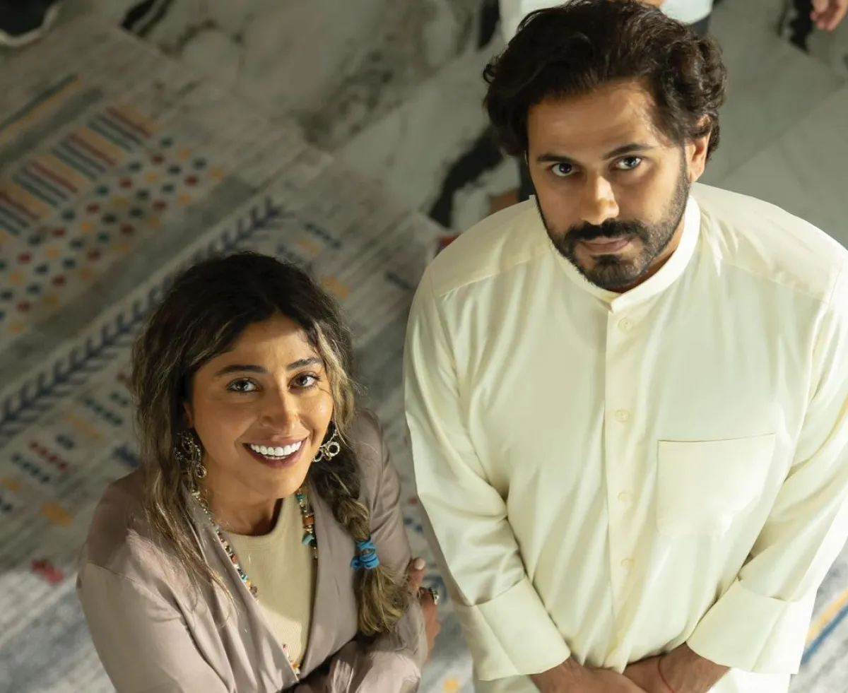 عبد الله بوشهري وشجون الهاجري  - صورة من صفحته على انستغرام