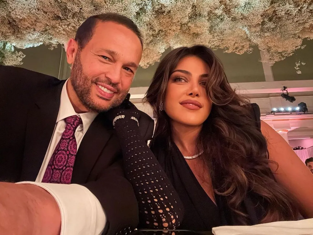 ريهام حجاج وزوجها محمد حلاوة - الصورة من حسابها على انستغرام