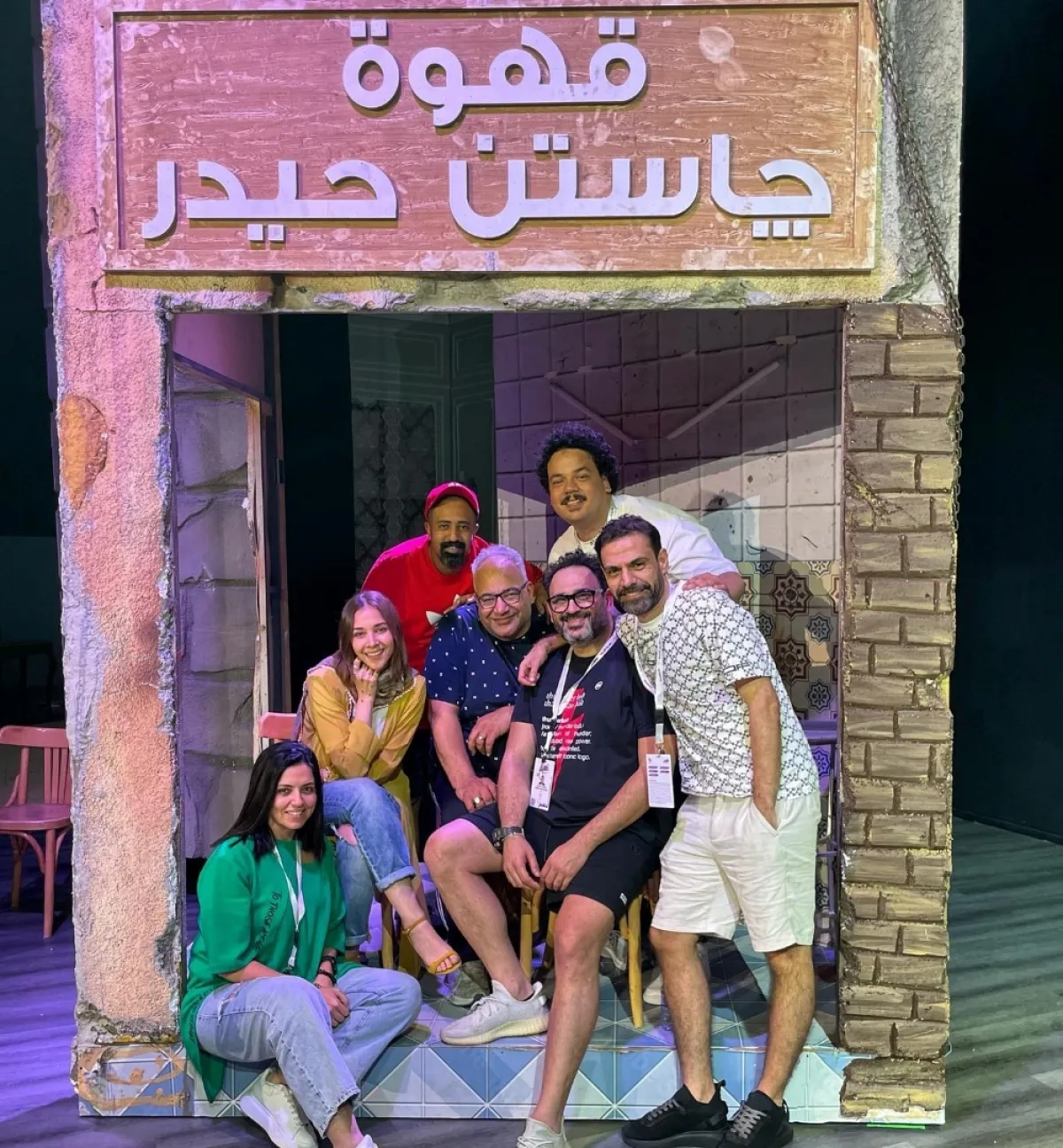 ابطال حتى لا يطير الدكان- الصورة من حسابه على الانستغرام