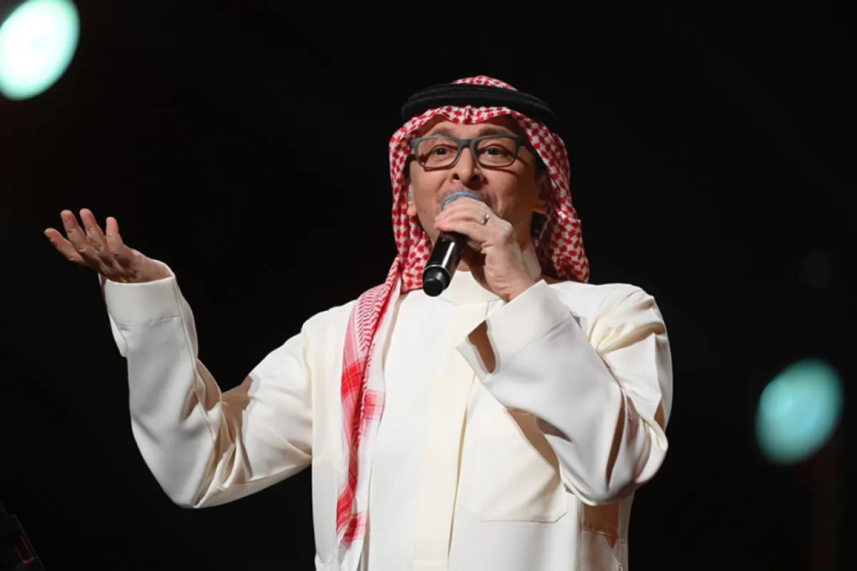 صورة من المركز الإعلامي للفنان عبد المجيد عبد الله