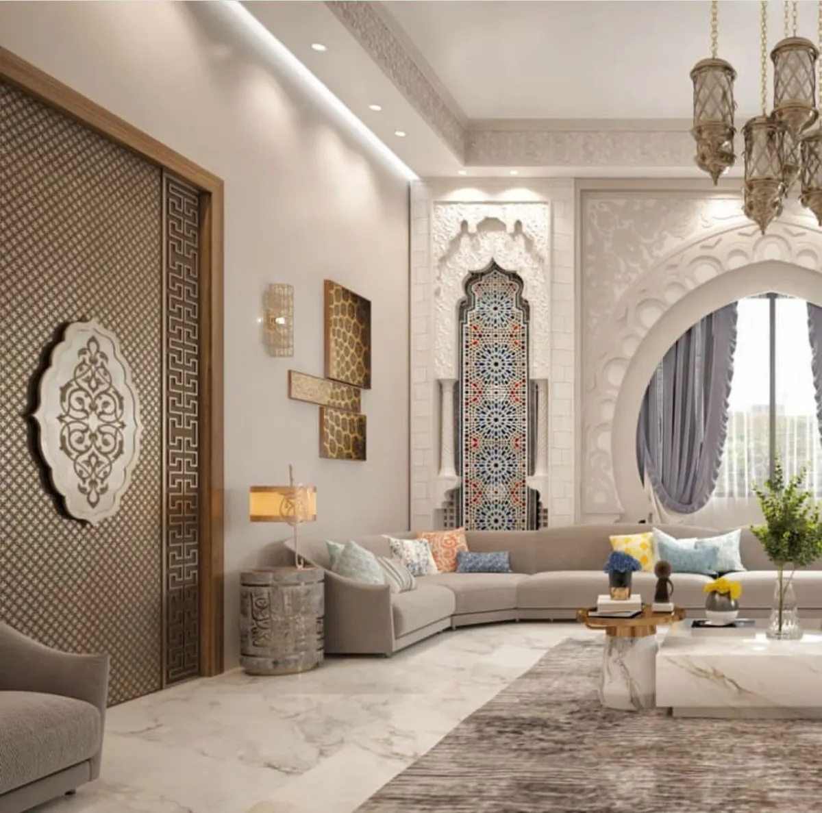 ديكور مجلس الرجال الفخم