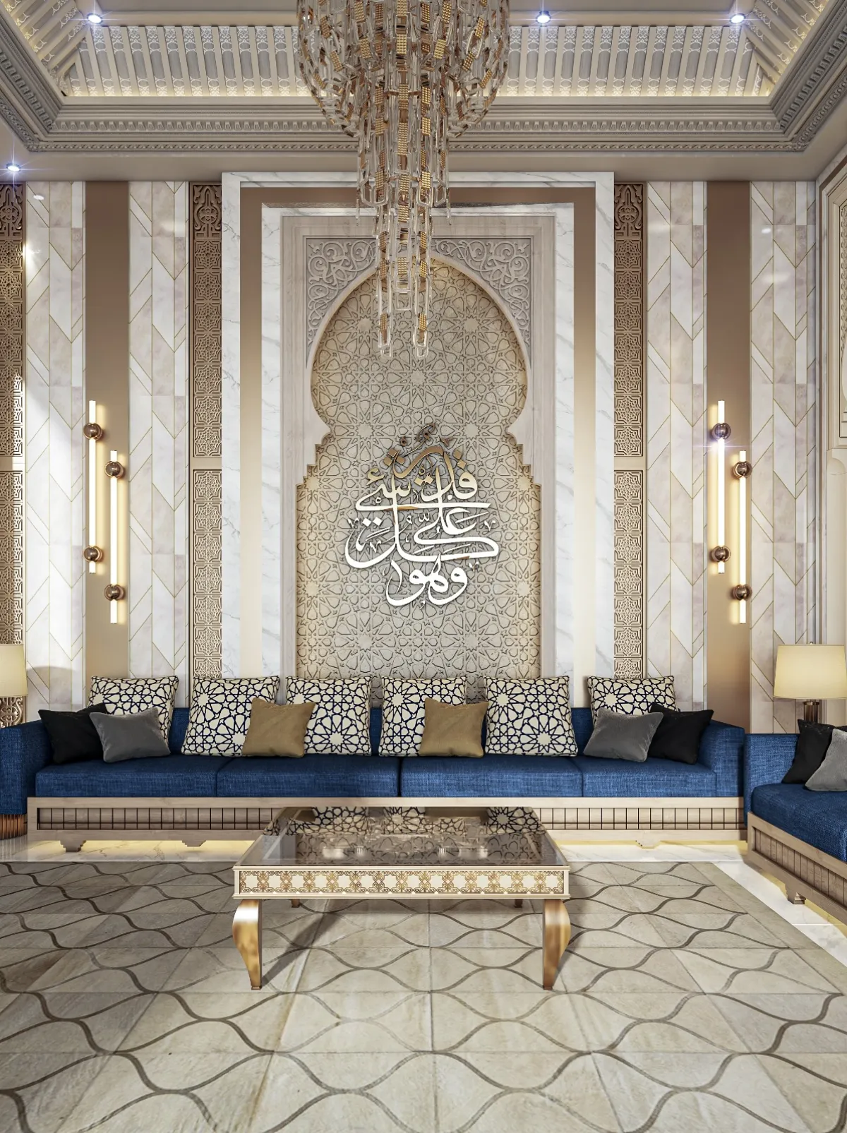 تصميم جذاب وفخم لمجلس الرجال